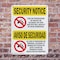 Signmission Drugs Or Alcohol Dismiss Bilingual OSHA Security Notice Sign, Plastic, 7in W x 10in L, 2PK OS-2PACK-SN-P-710-L-11530 - alternate 2